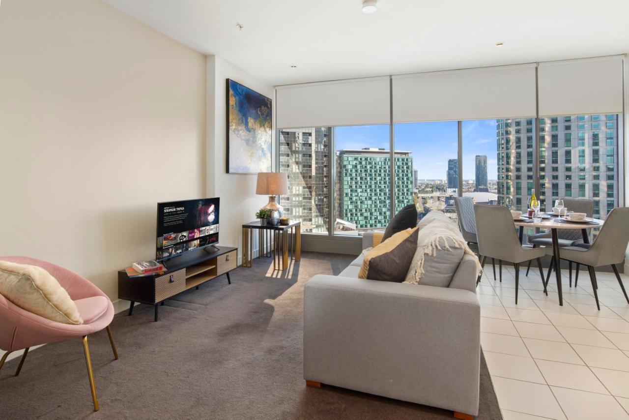 Sophisticated Designer Condo W River & City Views Melbourne City Exterior foto