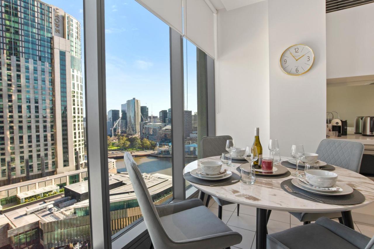 Sophisticated Designer Condo W River & City Views Melbourne City Exterior foto